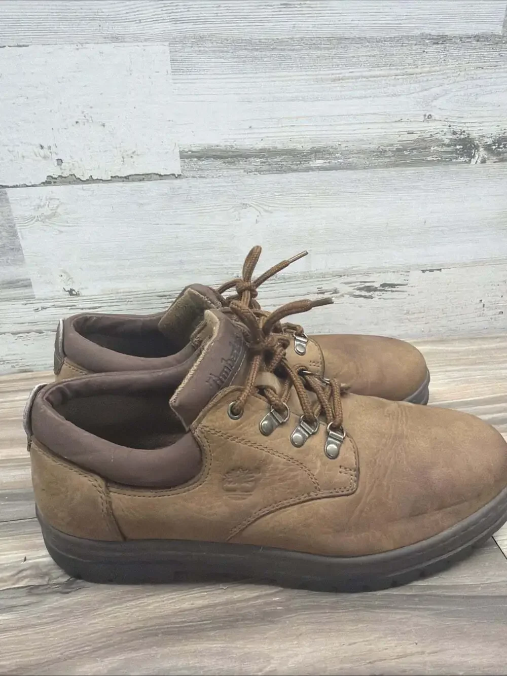 Timberland Leather Oxford Mens 12m 69086 Casual Work Brown Lace Up
